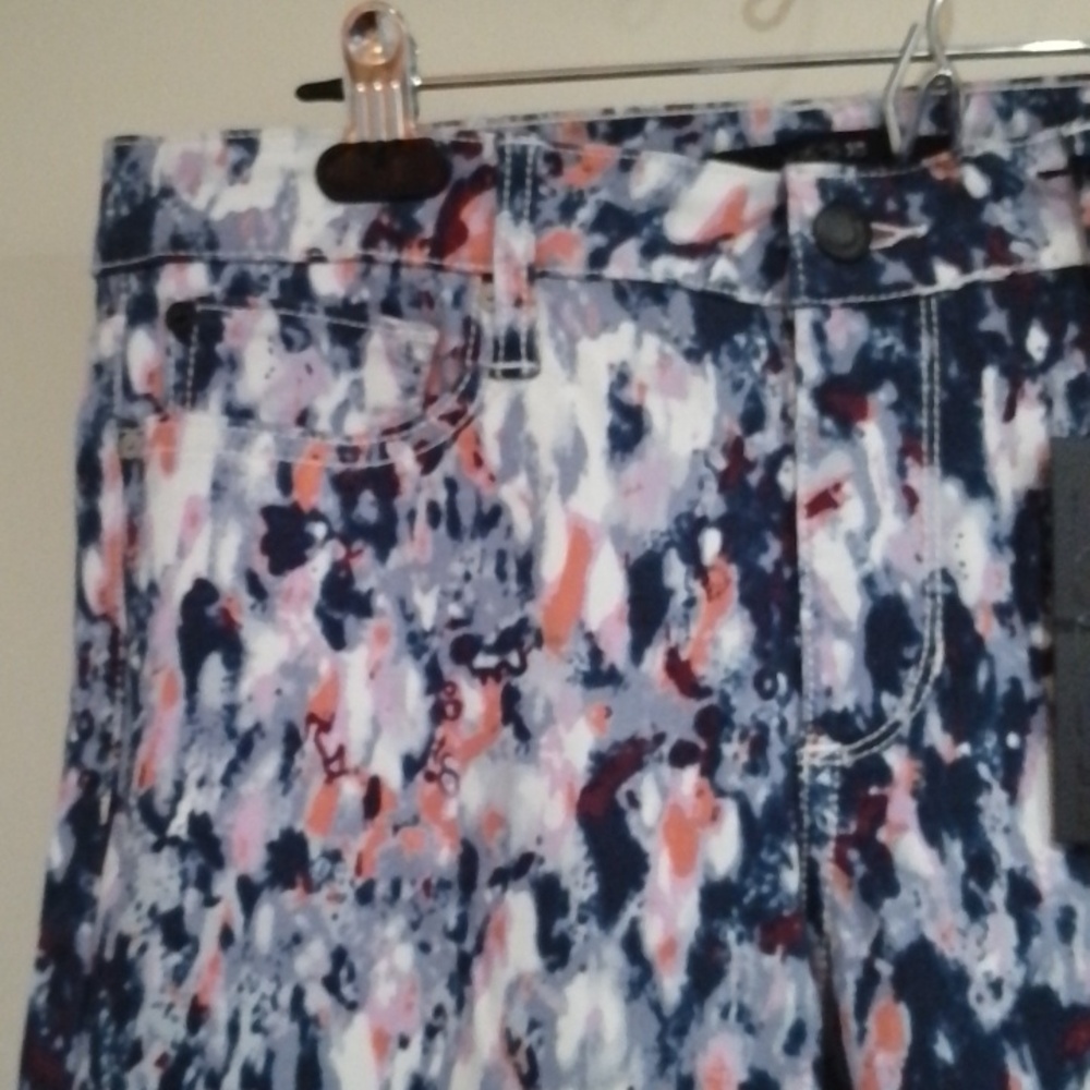 ! A5 Joe's 30 Blue Bell Print abstract jeans NWT